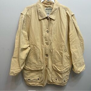 Eddie Bauer Light Tan Cotton Women’s Jacket